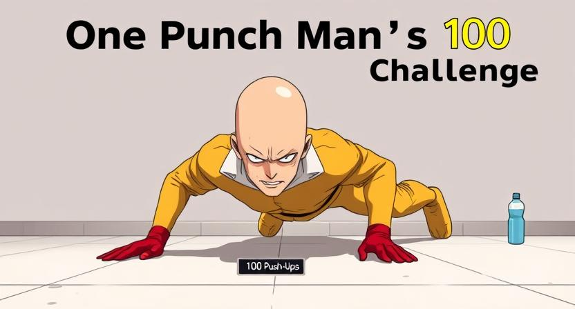 One Punch Man's 100 Push-Up Challenge